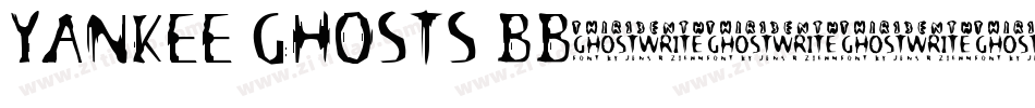 Yankee Ghosts BB字体转换